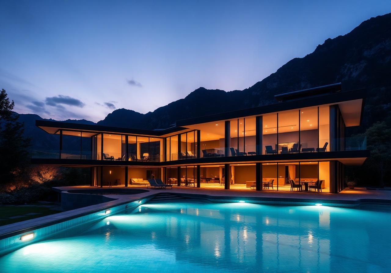 Moderne Luxusvilla mit Pool